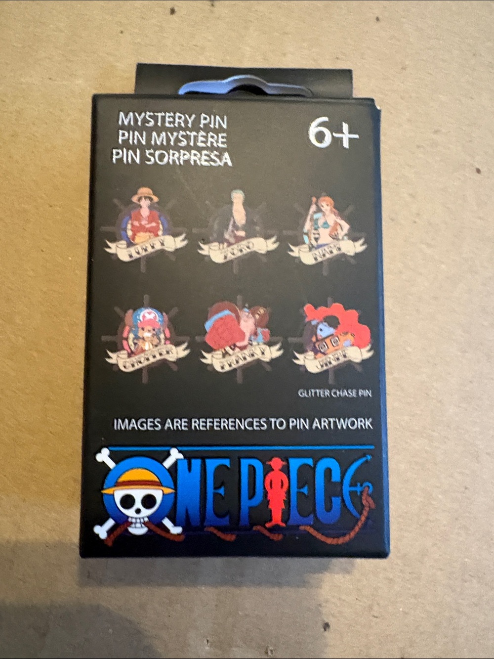 One Piece Mystery Pin Packaging